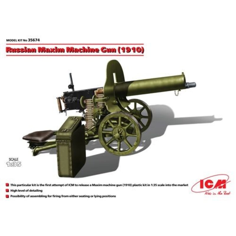 Russian Maxim Machine Gun (1910)