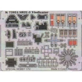 Vought Vindicator SB2U -3 (designed to be used with Special Hobby kits SH72264 )