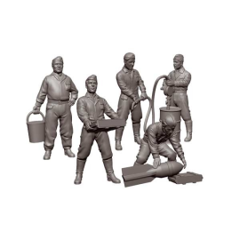 Soviet Aviation Mechanics Figures