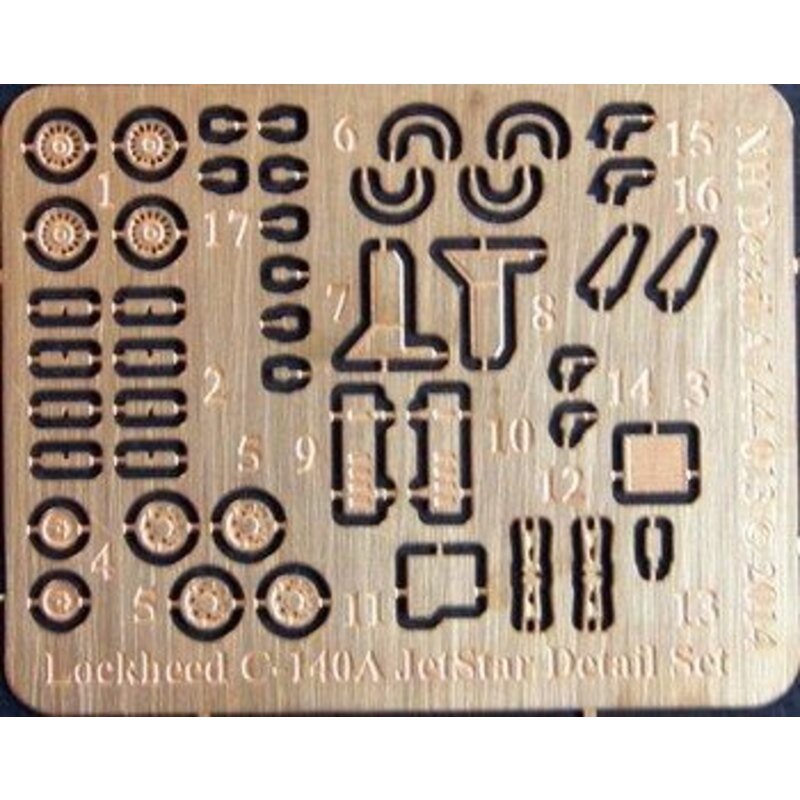 Lockheed C- 140A Jetstar Detail Setdesigned to be used with Roden kits