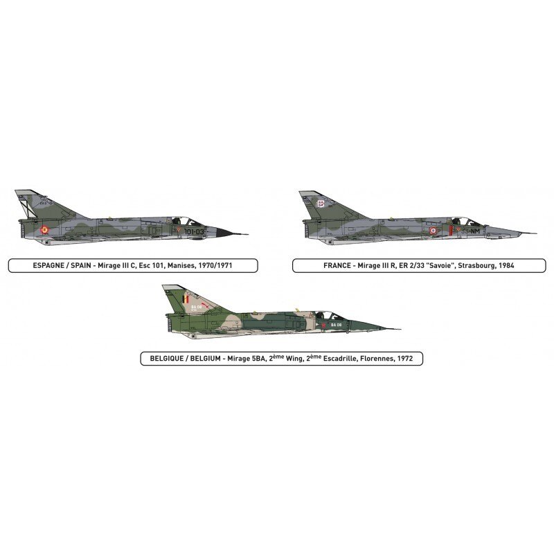 AMD Dassault Mirage IIIE/R/5/BA Heller