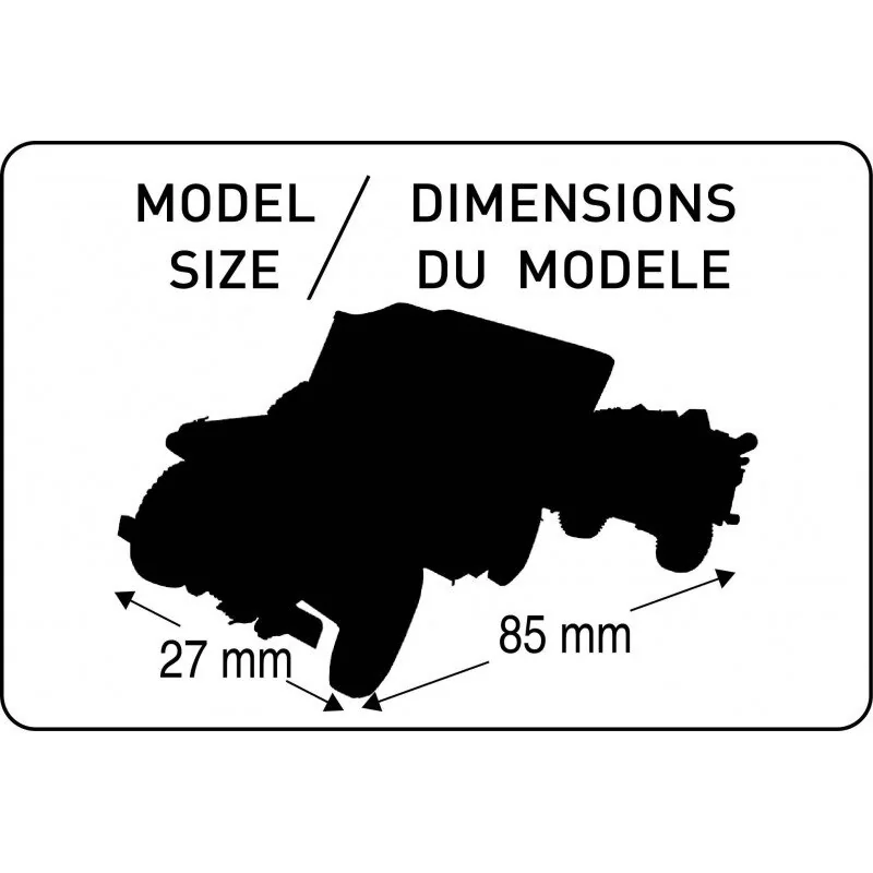 Us 1:4 Ton Truck-Trailer 1:72