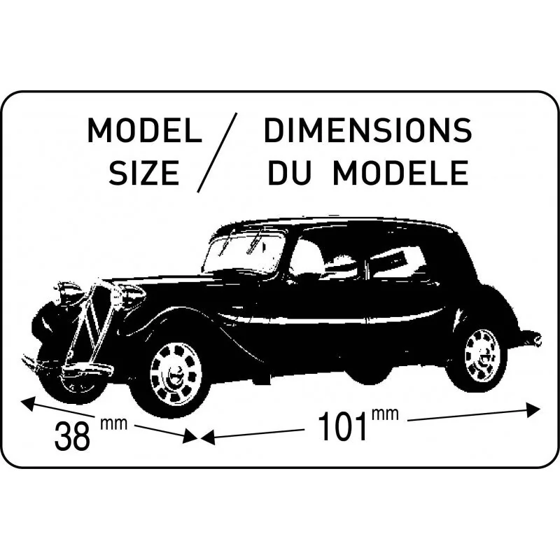 11 Cv Citroën Classique 1:43