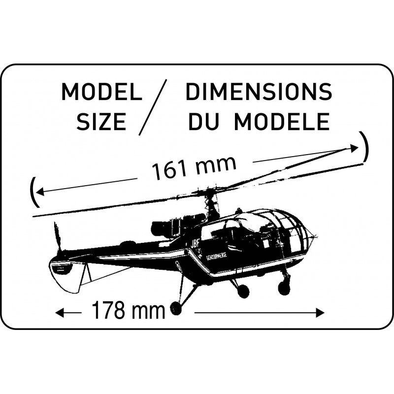 Alouette III French Police 1:72