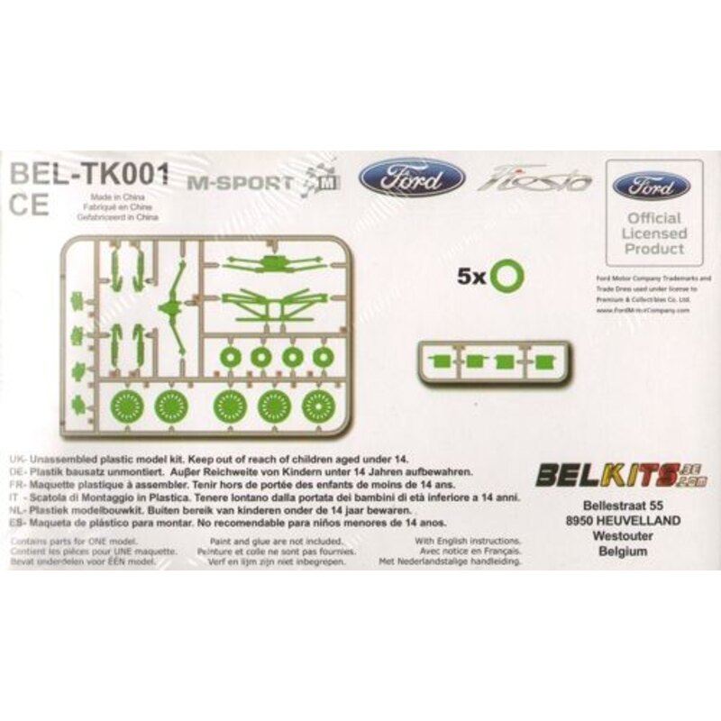 Ford Fiesta Gravel Rally conversion set (designed to be used with Bel Kits)