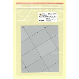 Warsaw Pact Base (rectangular concrete panels) A single 1:144 scale sheet depicting an actual military aircraft base or helicopt