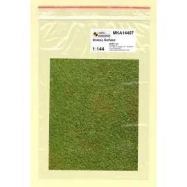 Grassy Surface A single 1:144 scale sheet depicting an actual military aircraft base or helicopter landing zone, and the terrain