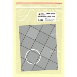 RN Helicopter Base A single 1:144 scale sheet depicting an actual military aircraft base or helicopter landing zone, and the ter