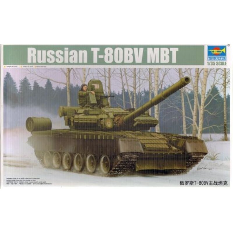 T-80BV Russian MBT Model kit