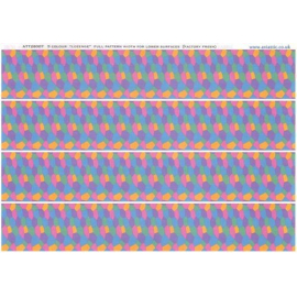 Decals 5 colour 'lozenge' full pattern width for lower surfaces (factory fresh) 