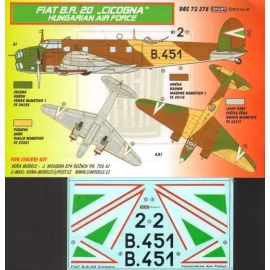 Fiat BR.20 CICOGNA (Hungarian AF) (designed to be used with Italeri kits)