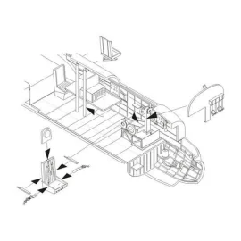 Avro Lancaster Mk.I/III - Interior set (designed to be used with Airfix kits)