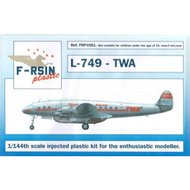 Lockheed L-049 / L-749 Constellation - TWA - laser decals Model kit