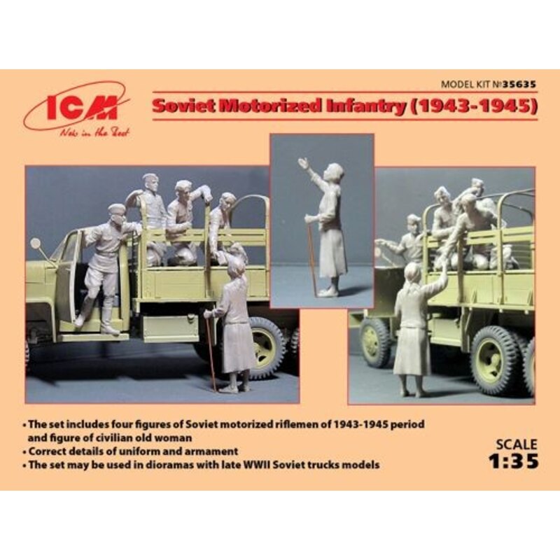 Motorised Infantry Soviet 1944-1945 (Figures 4 x)