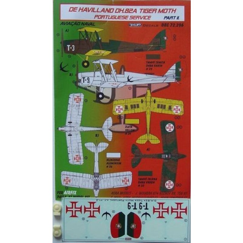 de Havilland DH.82 / DH.82A Tiger Moth Portuguese Service Part 2 (To Be Farming designed with Airfix, Pavla Models and AZ Model 