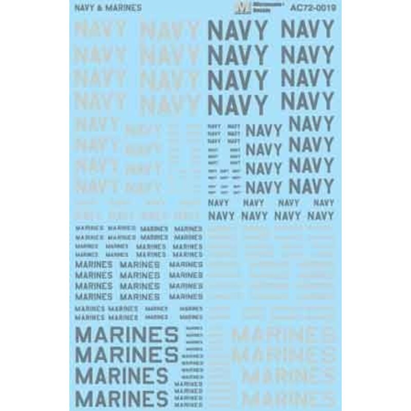 USNavy & USMarines words -2 Sheets