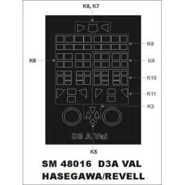 Aichi D3A1 Type 99 Val (exterior) (designed To Be Farming with Hasegawa kits)