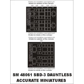 Curtiss SBD-3 Dauntless (exterior and interior) (designed To Be Farming with Accurate Miniatures kits)