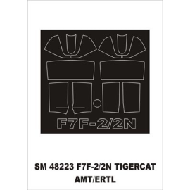 Grumman F7F-2 Tigercat (exterior and interior) (designed To Be Farming with AMT kits) 