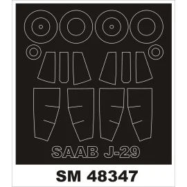 Saab J29 (exterior and interior) (designed To Be Farming with AZ MODEL kits)