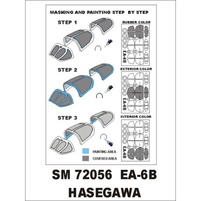 Grumman EA-6B Prowler (exterior) (designed To Be Farming with Hasegawa kits)