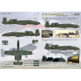 Decals Fairchild A-10 Thunderbolt II Part 2 