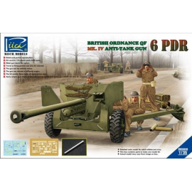 Ordnance QF 6-pdr. Mk.IV Late War Infantry Anti-Tank Gun (w / Metal gun barrel) Model kit