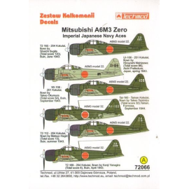 Decals Mitsubishi A6M3 Zero 