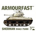 M4A3 Sherman 75mm gun: the pack includes 2 snap together tank kits