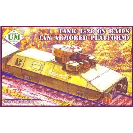 1/72 T28 Armored Platform Railcar