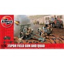 25pdr Field Gun and Quad Tractor 'Vintage Classic series' Model kit