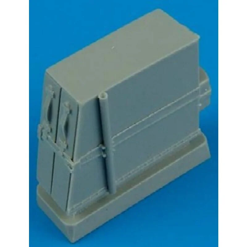 Messerschmitt Bf 109E ammunition boxes (designed to be assembled with model kits from Eduard)