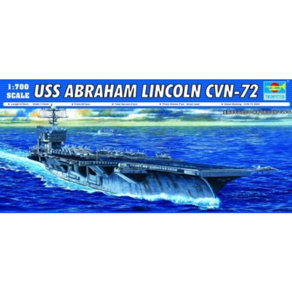 Trumpeter model kit 1/700 USS Abraham Lincoln CVN72 Aircraft