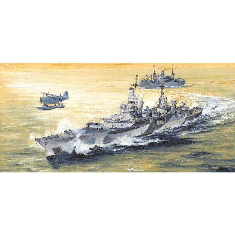 USS Indianapolis CA- 35 in 1944 Ship model kit