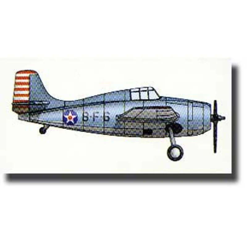 1/350 F4F4 Wildcat Aircraft Set for USS Hornet (10/Bx)