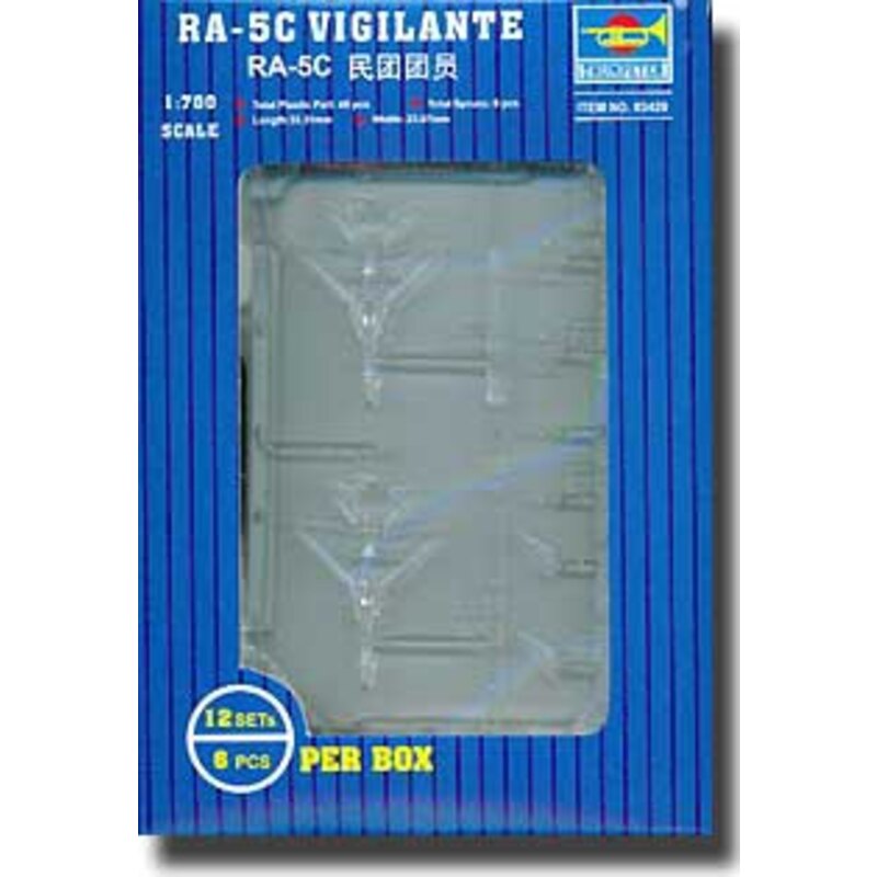 1/700 RA5C Vigilante Aircraft Set for USS Nimitz (12/Bx)