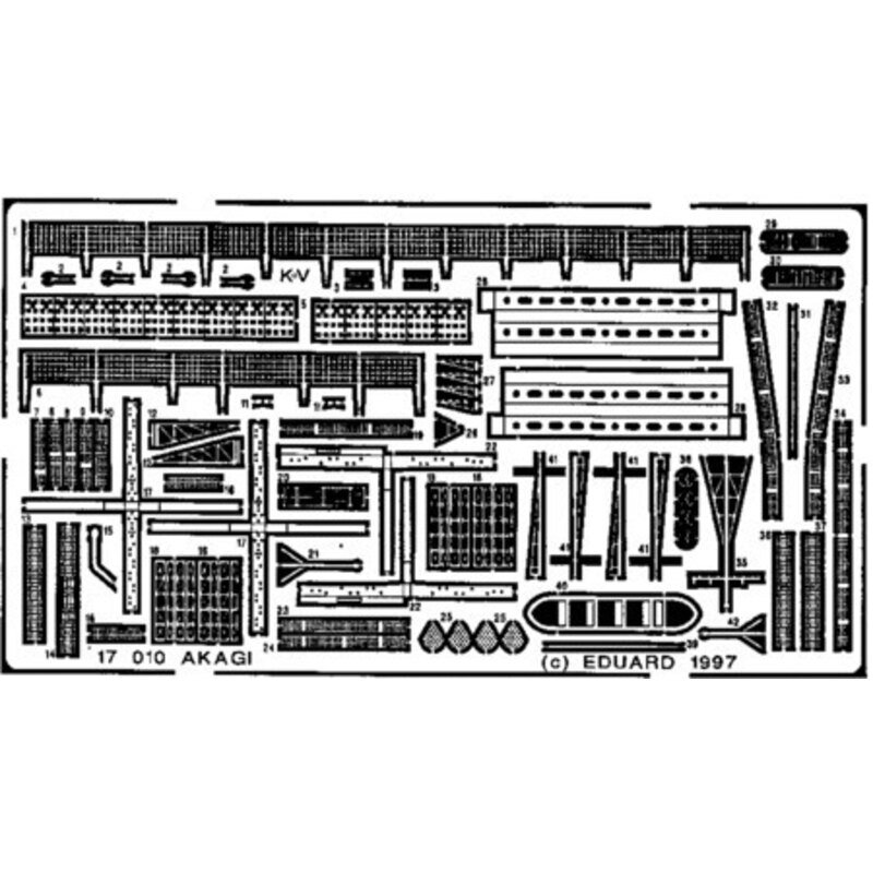 Akagi (designed to be assembled with model kits from Hasegawa)