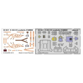 104 f c2 seatbelts Model kit