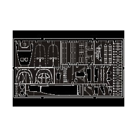 Fairchild A-10 Warthog detail set (designed to be assembled with model kits from Tamiya)