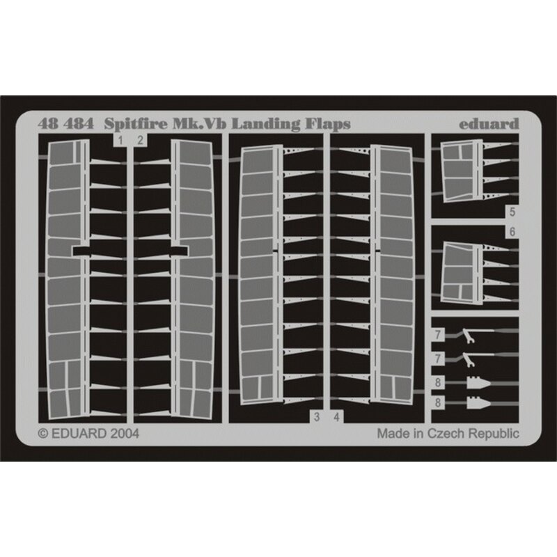 Supermarine Spitfire Mk.Vb Flaps (designed to be assembled with model kits from Hasegawa)
