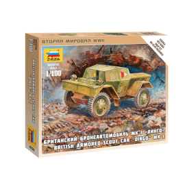 armored car Daimler Mk.I Military model kit