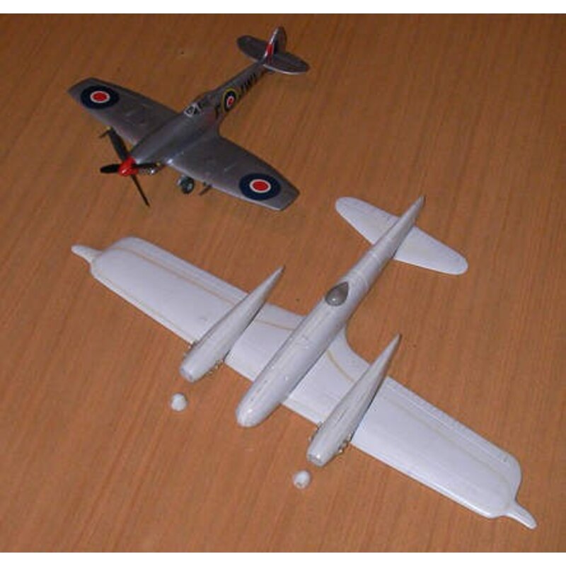 Martin-Baker 12 gun fighter WWII British heavy fighter project. (Unicraft kits do not include decals) Airplane model kit