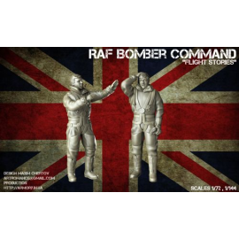 Flight Stories WWII RAF crewmen in high- altitude outfit (2 figures) 