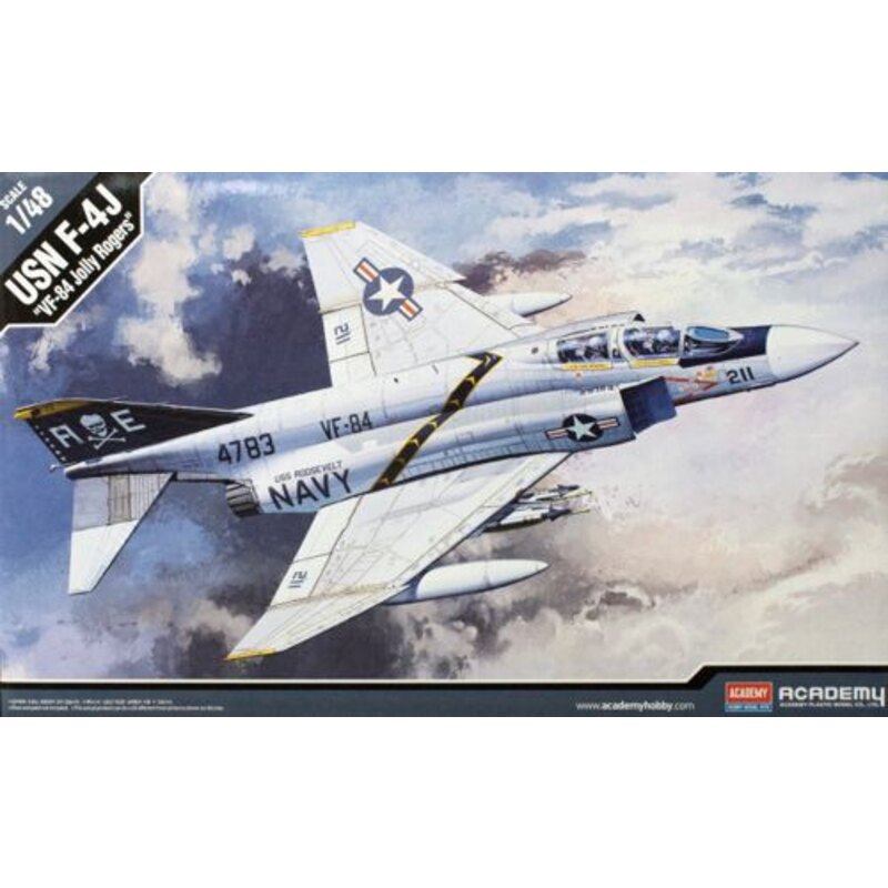 McDonnell F-4J Phantom VF-84 Jolly RogersCartograf decals & bonus pilot figure included.