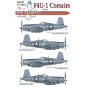 Vought F4U-1 Corsairs Part 1 Big Hog BuNo Unknown VF-17 Feb/Mar 1944Brat III BuNo Unknown VMF-225 Aug 1944Lucybelle BuNo 18086 V