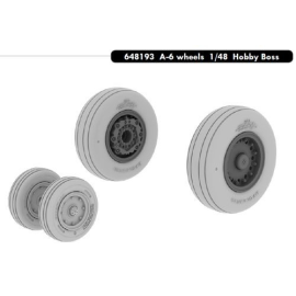 Grumman A-6A/A-6E Intruder wheels (designed to be used with Hobby Boss kits) 