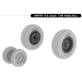 Grumman A-6A/A-6E Intruder wheels (designed to be used with Hobby Boss kits)