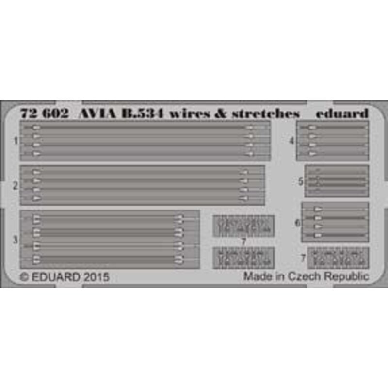 Avia B-534 wires & stretchers (designed to be used with Eduard kits) FOR APRIL 2015 RELEASE!