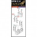 DFW.CV seat belts set (designed to be used with Wingnut Wings kits)