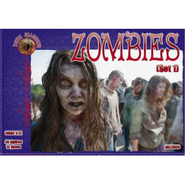 Zombies set 1 Figurines for role-playing game